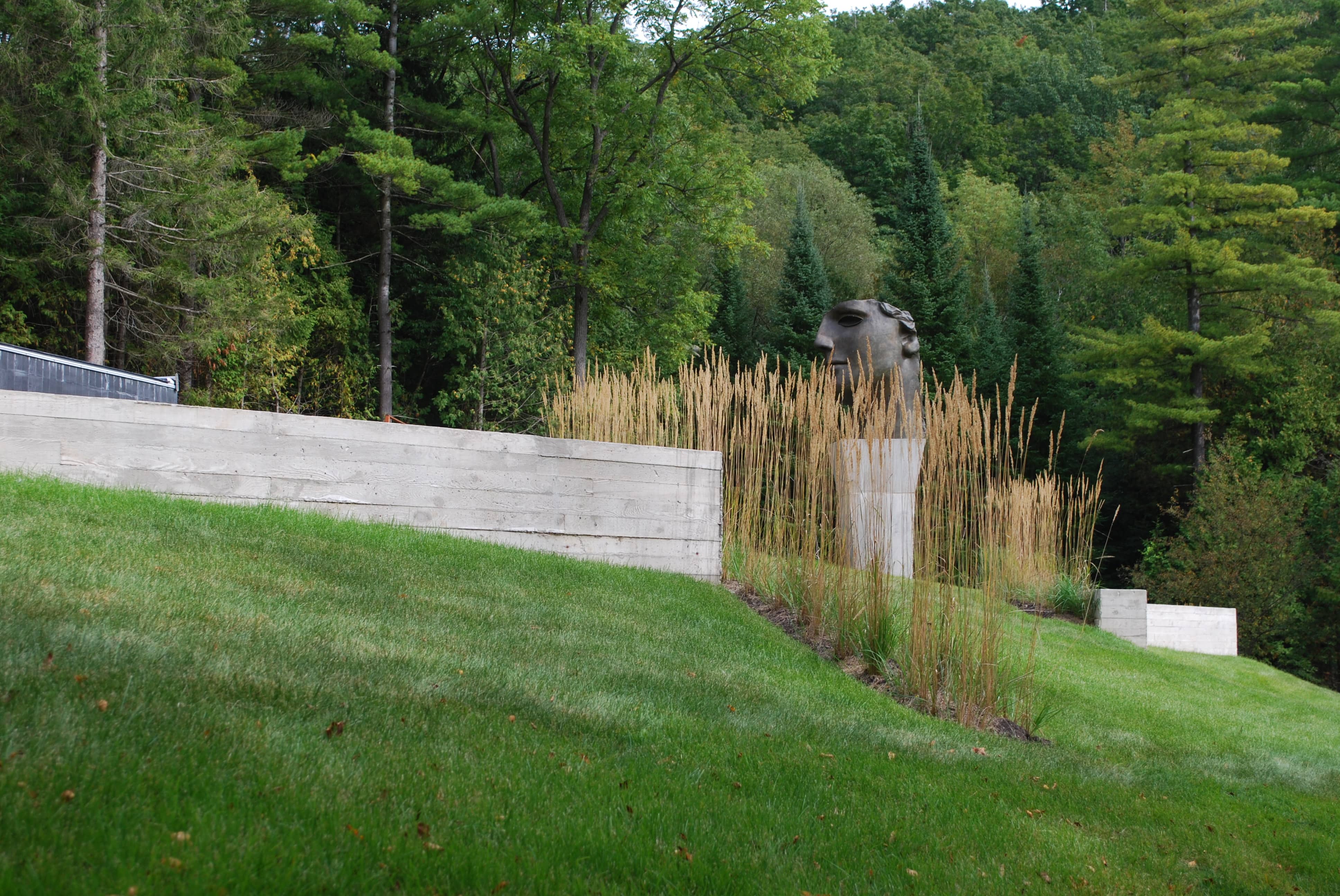 Board form concrete walls-1