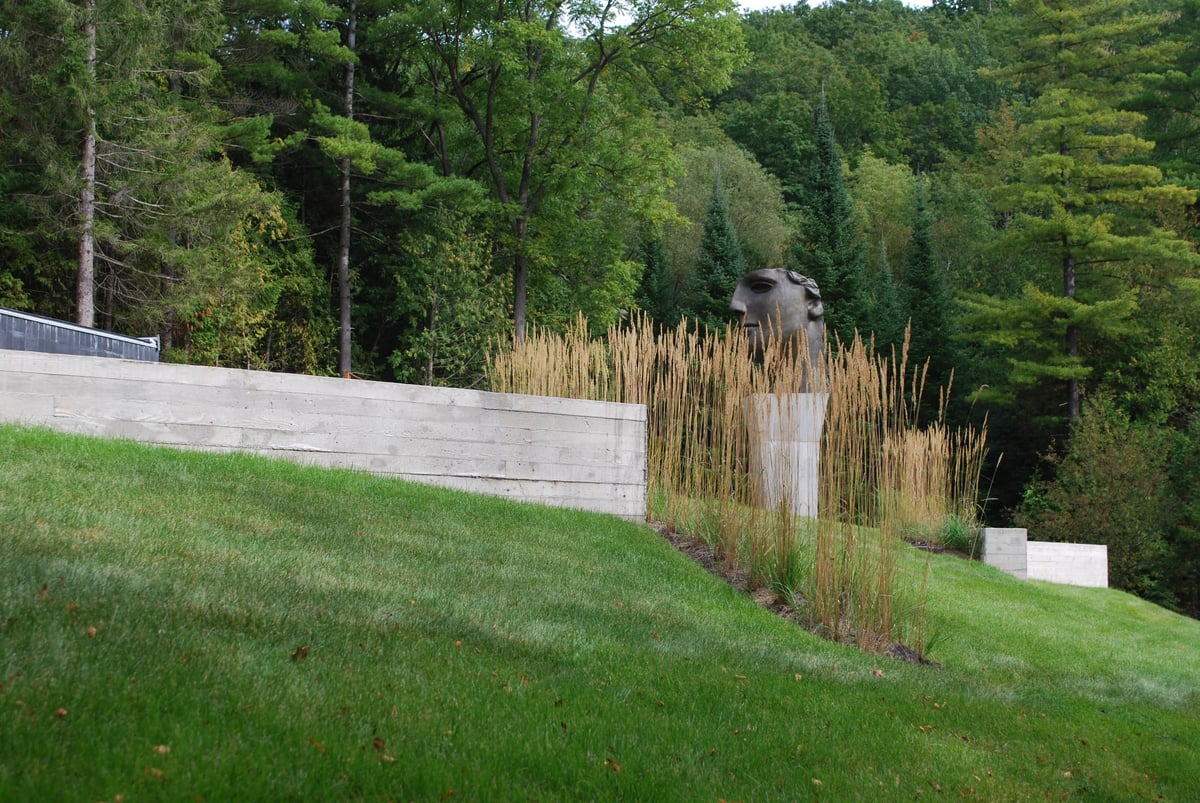 Board form concrete walls-1