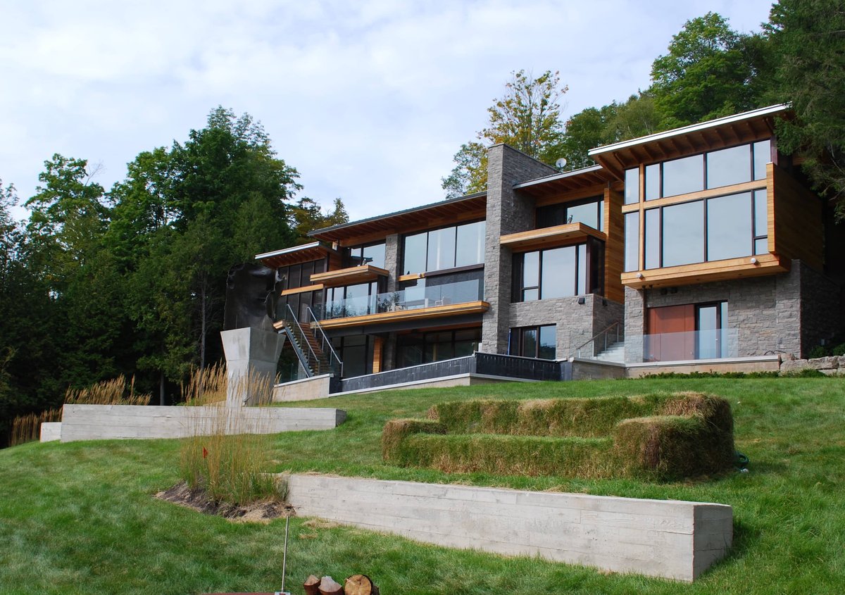 House + Grass Couch