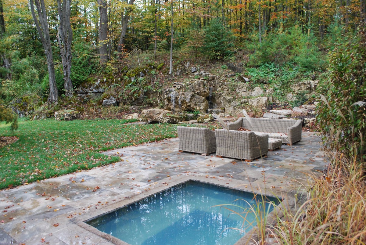 spa + patio
